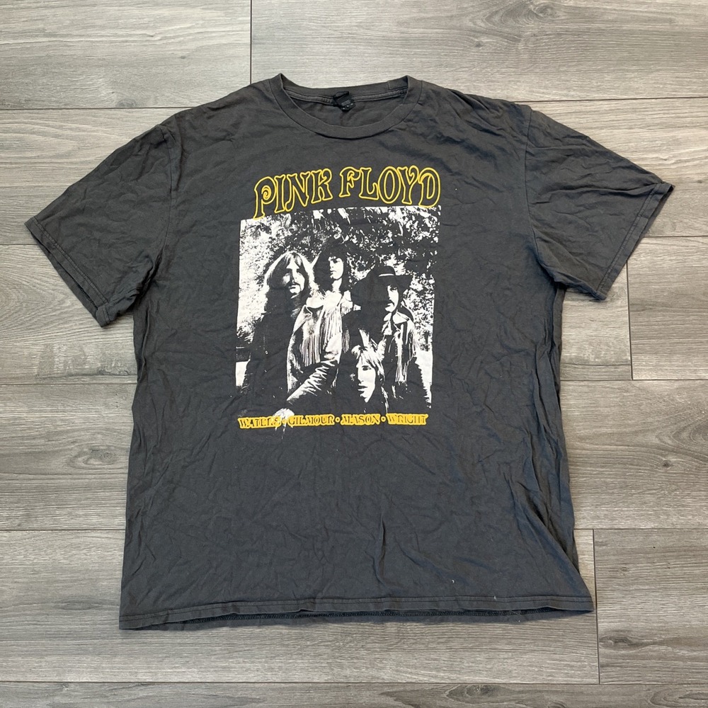 Pink Floyd Mens XL T Shirt Gray Short Sleeve